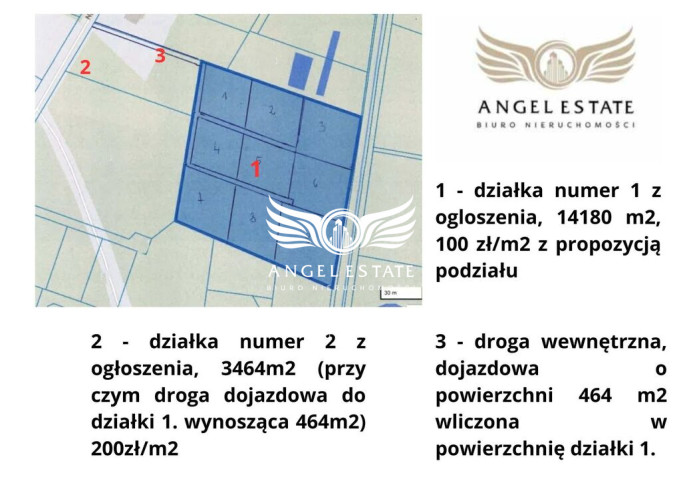 Działka Sprzedaż Łęgi 8